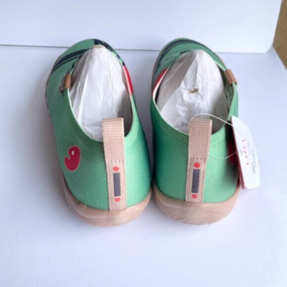 UIN Size 10 Slip On Shoes Knitted Upper Loafers You can do it - Picture 5 of 9